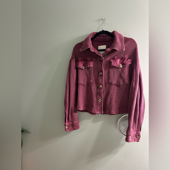 bagatelle Sweaters - Bagatelle Collection waffle knit sweater jacket